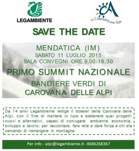 Save the date - Summit Bandiere Verdi 2015